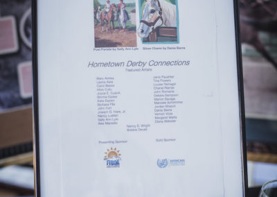 Welcome information for Hometown Derby Connections exhibit