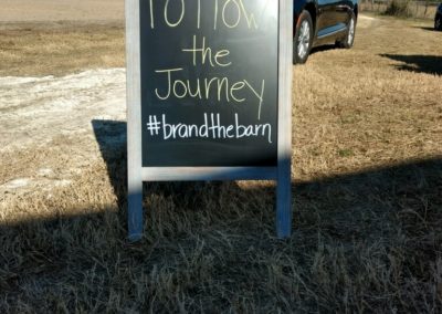 Follow the Journey #brandthebarn