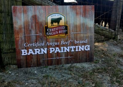 Certified Angus Beef® brand BARN PAINTING