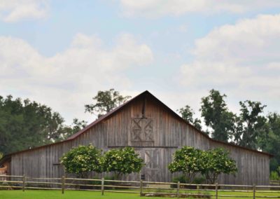 The picturesque barn at the Vintage Farm.