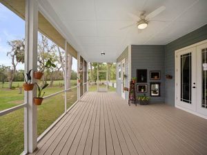 A porch with a view.