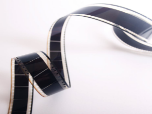 A strip of film