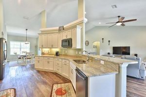 A spotless white kitchen.