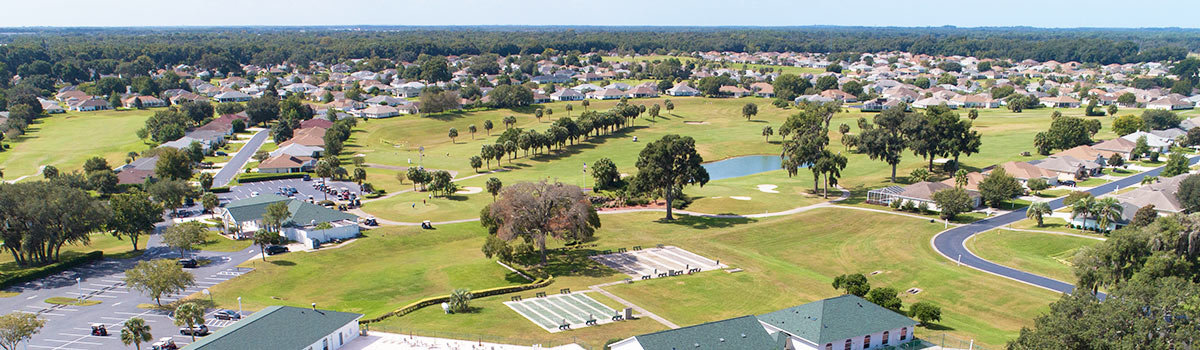 An aerial view of Ocala Palms