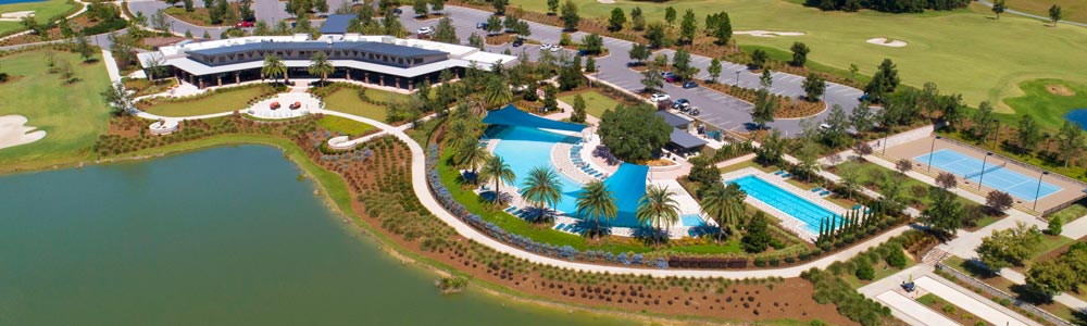 An aerial view of Ocala Preserve