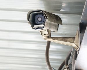 A surveillance camera.