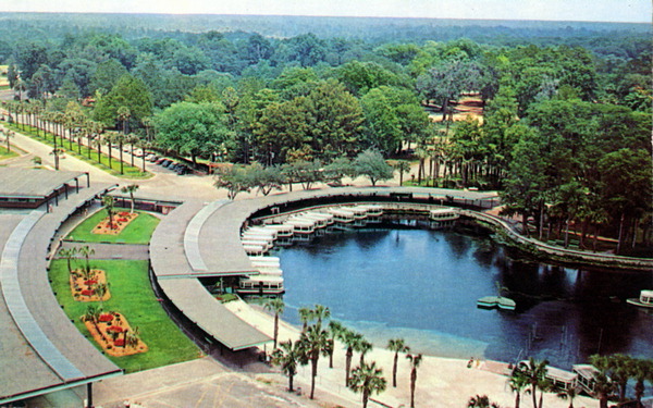A bird's-eye view of Florida's Silver Springs, known the world over as nature's underwater fairyland. State Archives of Florida.