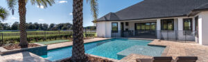 A luxurious pool area.