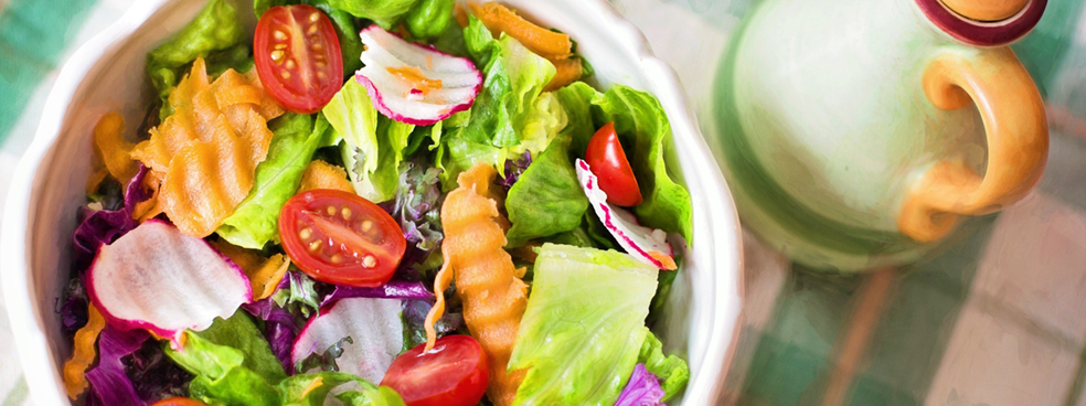 A fresh garden salad