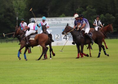 People playing polo