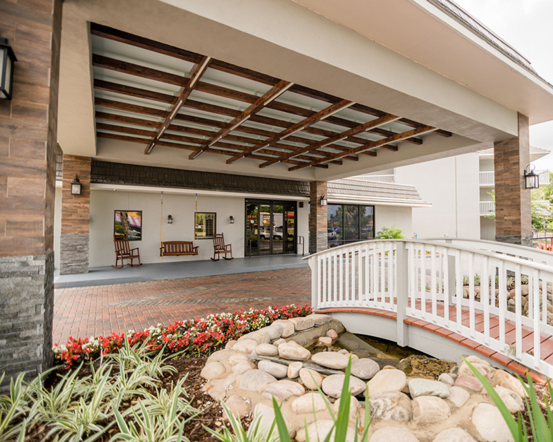 The entrance at The Equus Inn