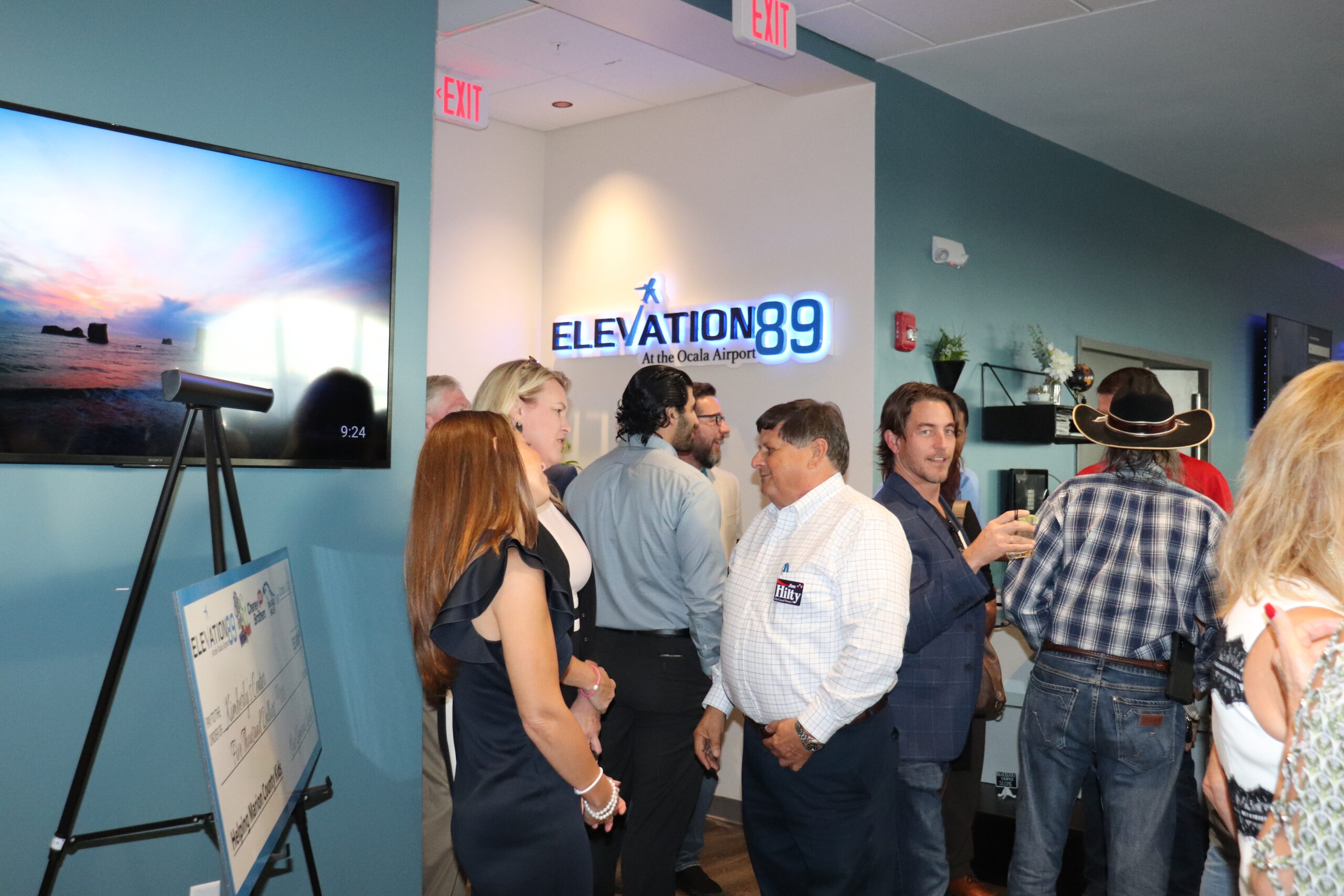 Event attendees at the Elevation 89 Grand Opening