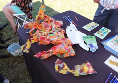 Gift bags at the Fall Festival