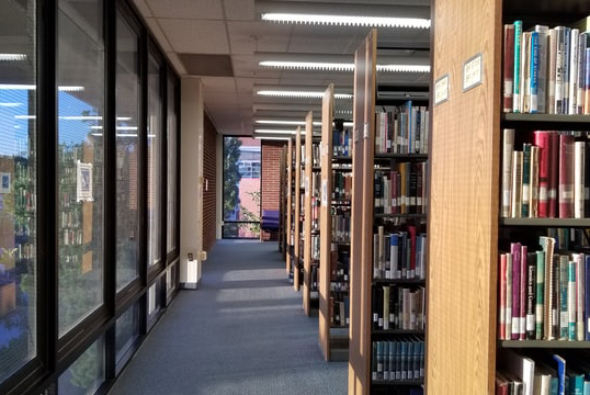 A college library.