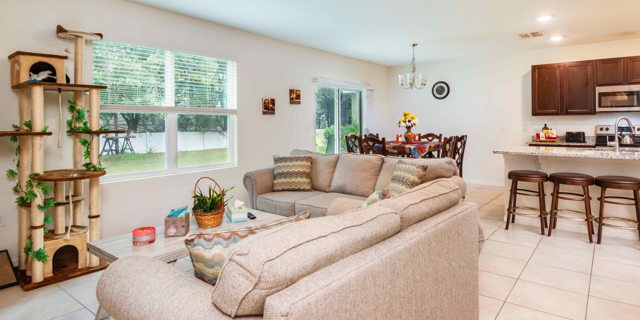 Heather took a lot of time staging her home to look its best when photographed.
