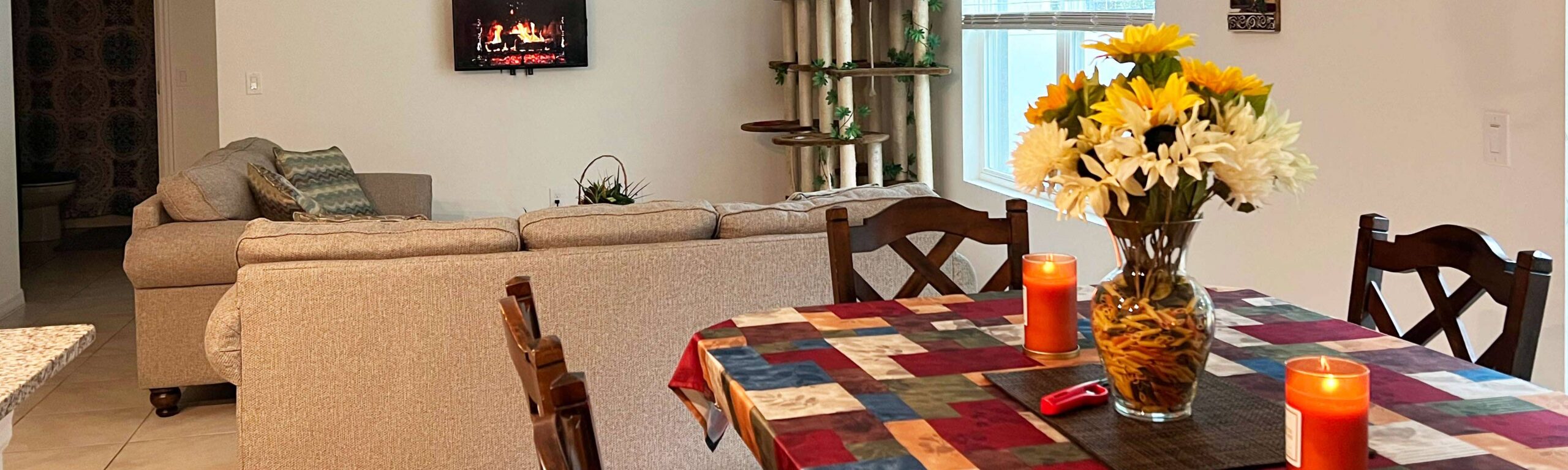 A peek inside Heather's home.