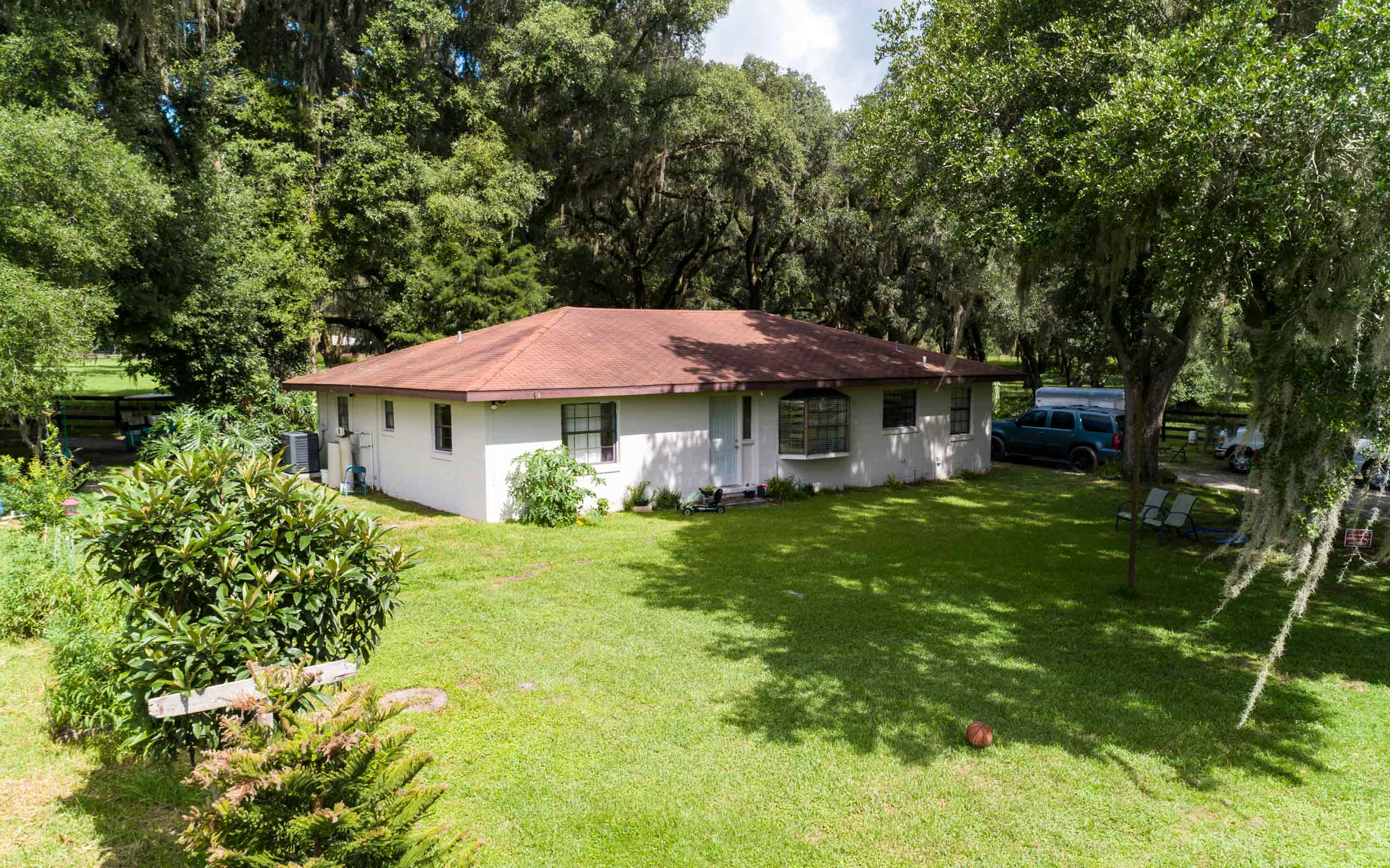 A home on the farm property.