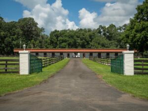 The entrance to Willow Tree Warmbloods