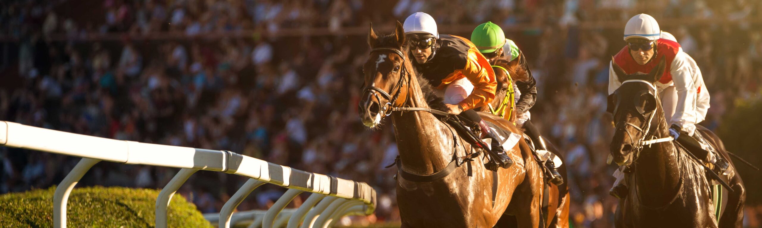 Kentucky Derby horses racing.