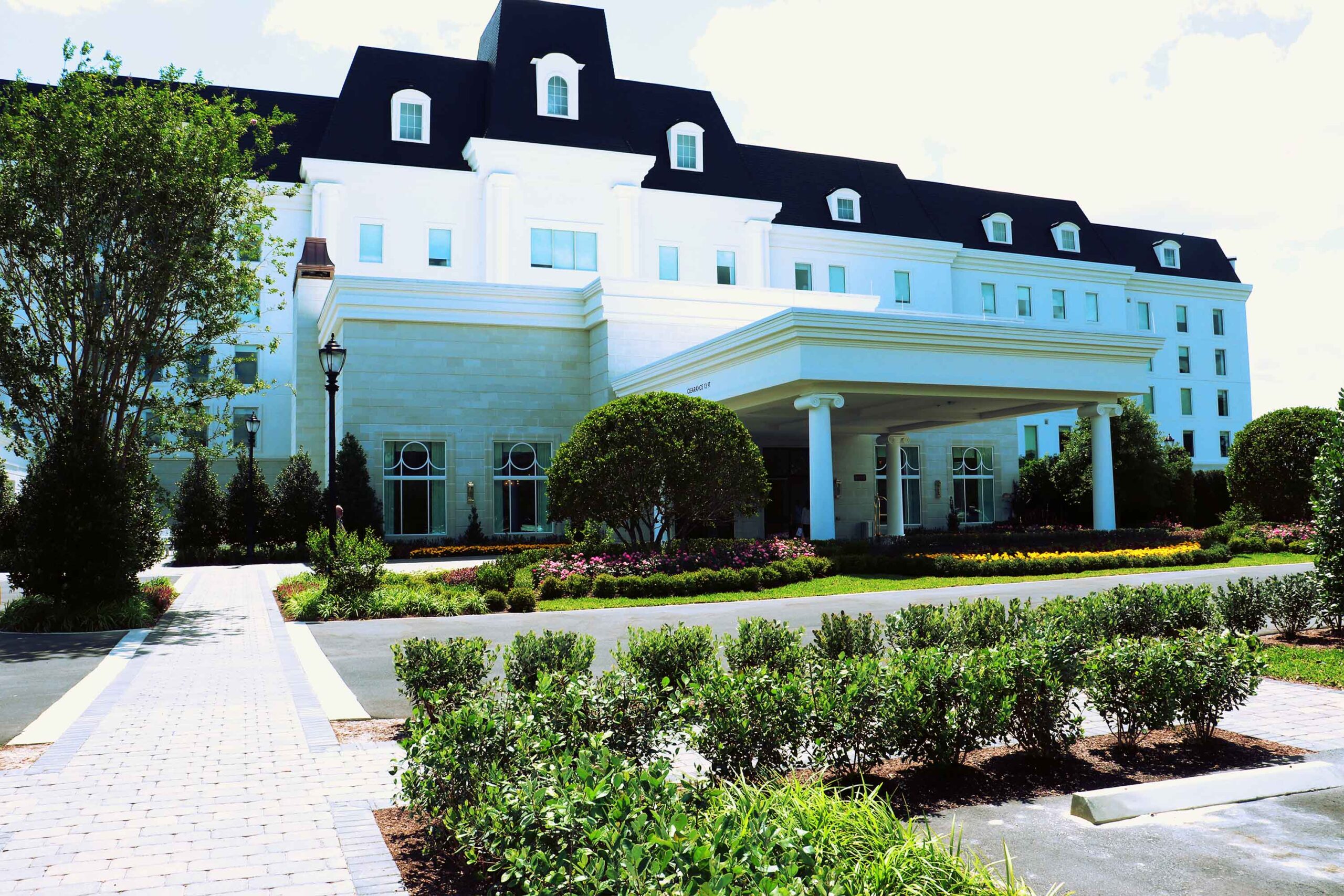 The Equestrian Hotel entrance