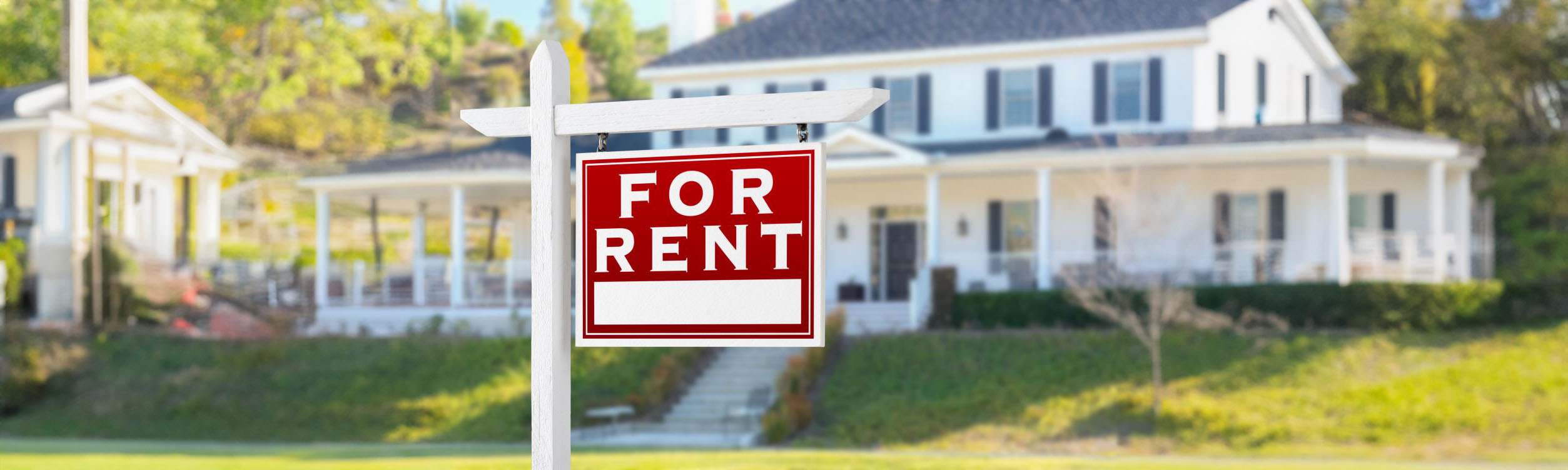 For rent sign