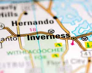 A map of Inverness' location