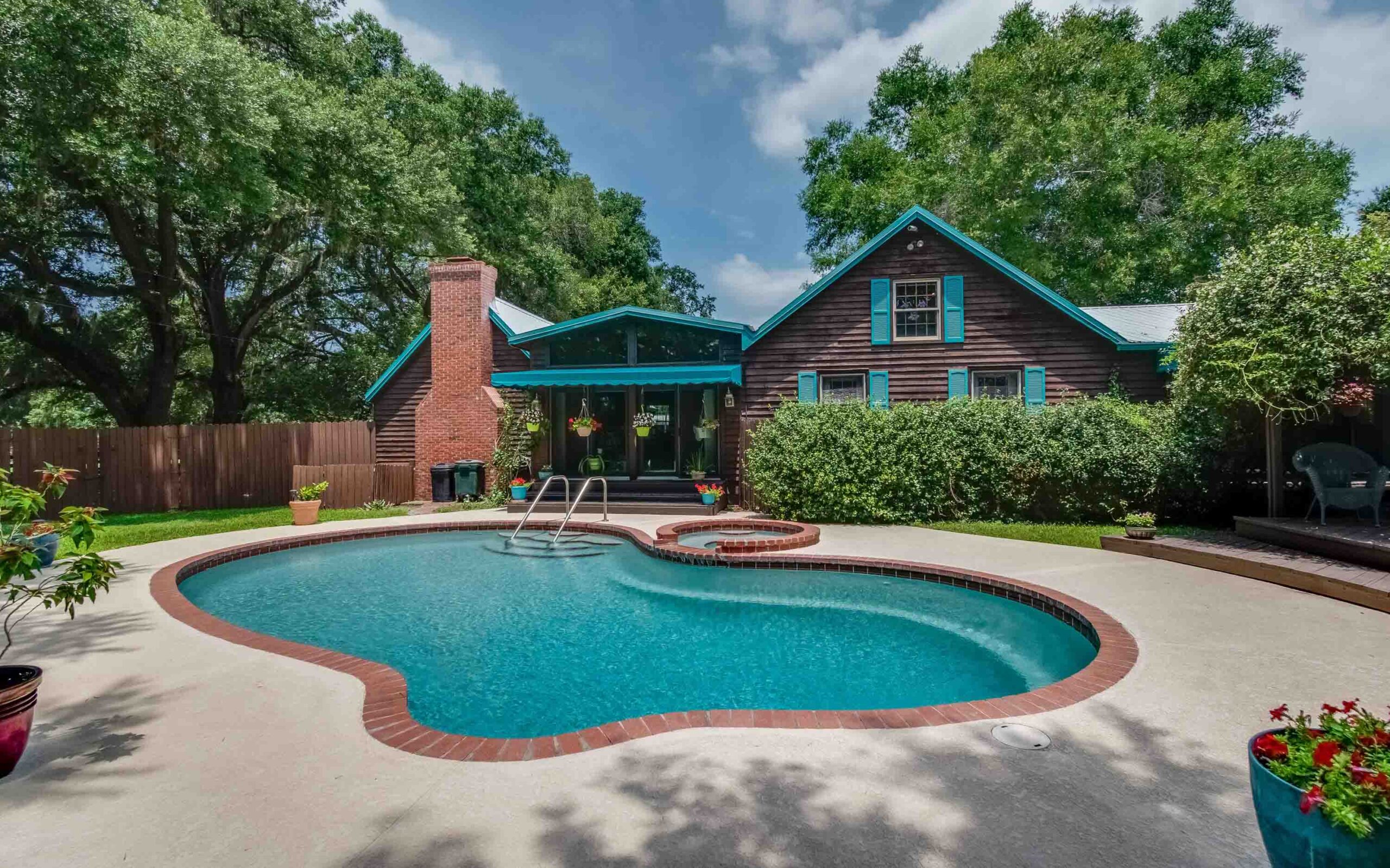 The beautiful pool at Webster Training Center in Ocala, Florida